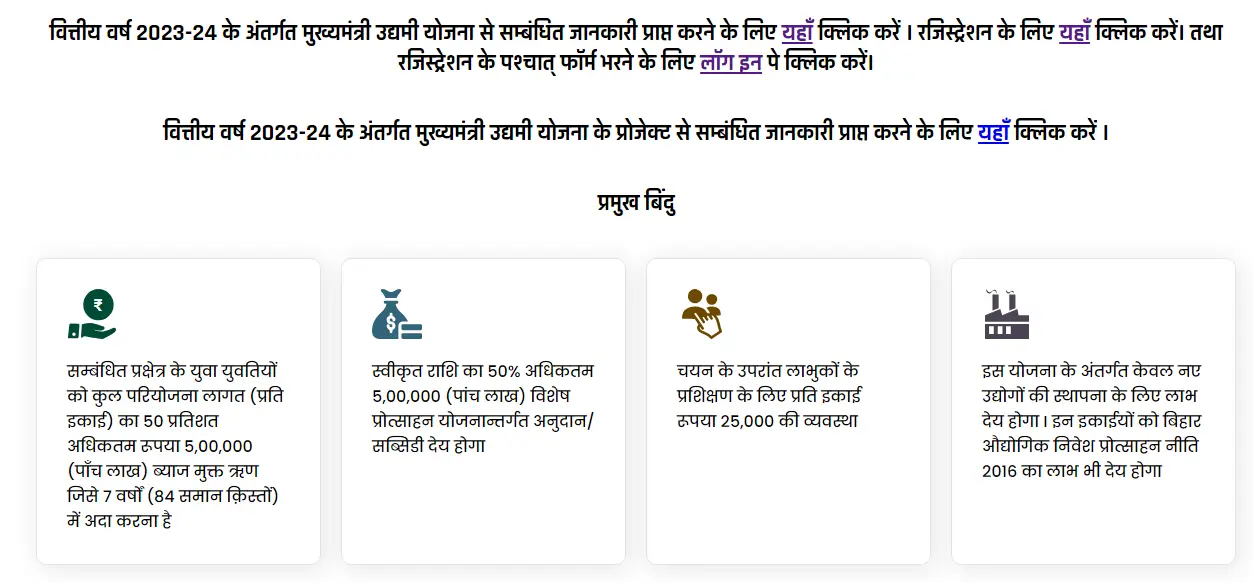 मुख्यमंत्री उधमी योजना