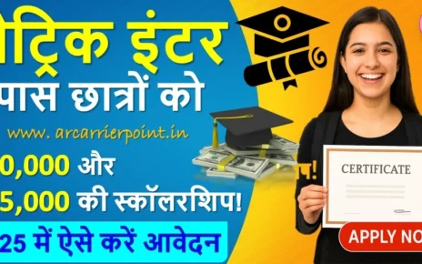मैट्रिक इंटर पास प्रोत्साहन राशि 2025 | ₹10 हजार और ₹25 हजार के लिए आवेदन