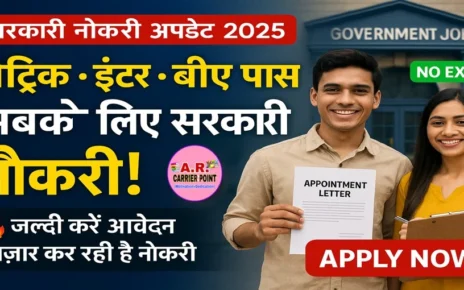मैट्रिक इंटर बीए पास के लिए सरकारी नौकरी | जल्दी देखें सरकारी नौकरी कर रहा है आपका इंतज़ार