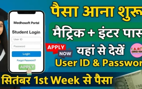 मैट्रिक इंटर पास प्रोत्साहन राशि का पैसा आना शुरू | यहाँ से प्राप्त करें User id & Password
