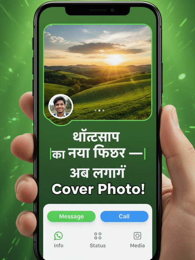 वाट्सएप पर लगाएं कवर फोटो