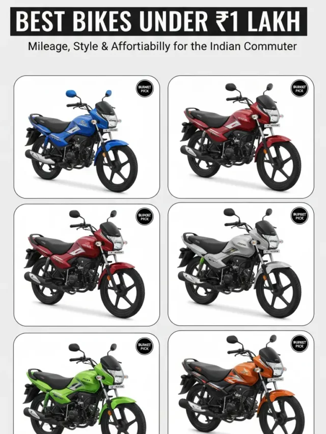 1 लाख से कम में मिलने वाली शानदार बाइक