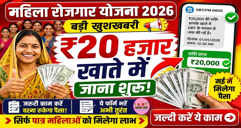 महिला रोजगार योजना 2026