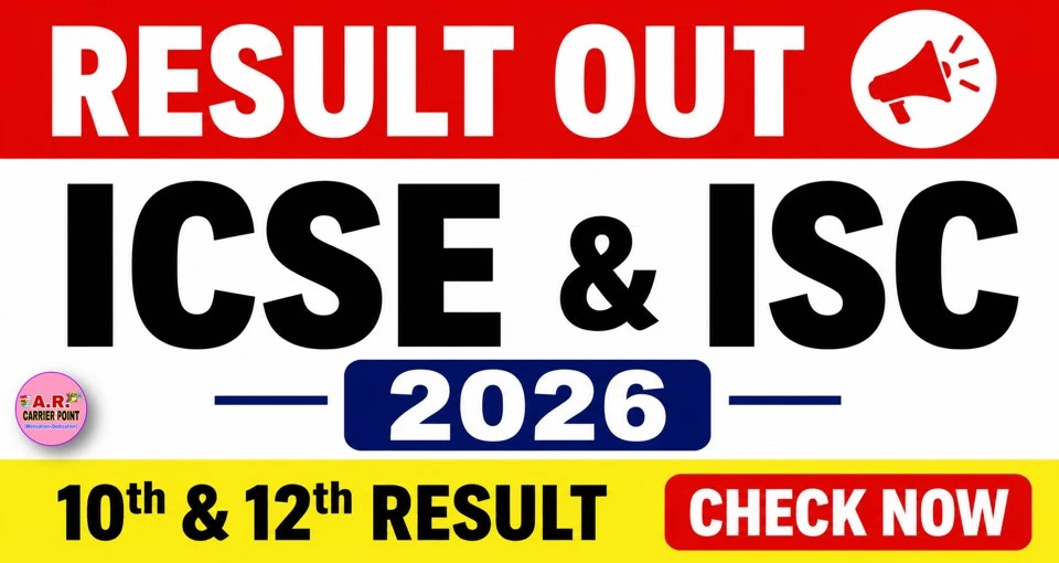 ICSE & ISC Board Class 10th 12th Result 2026 Declared- Check here