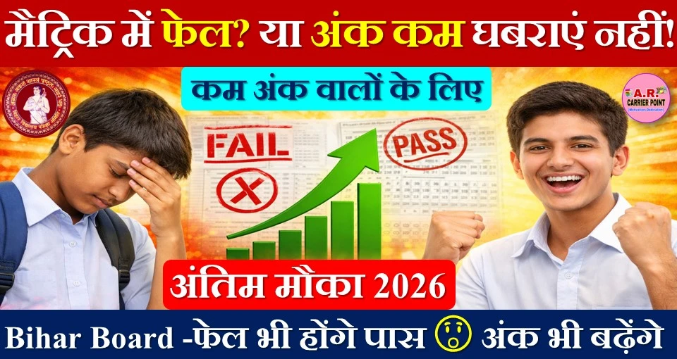 मैट्रिक में फेल?