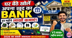 घर बैठे खोले अपना खुद का बैंक | और लाखों कमाए