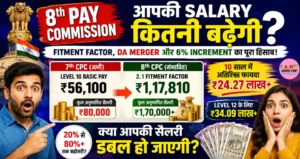 8th Pay Commission Salary Hike: Fitment Factor से कितनी बढ़ेगी सैलरी? DA Merger और 6% Increment से समझें पूरा हिसाब