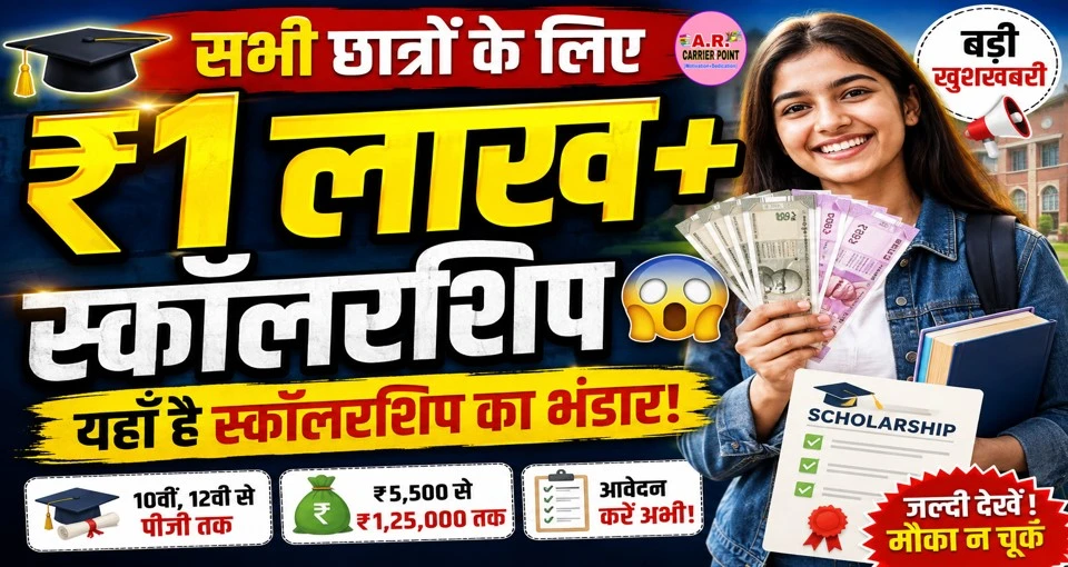 सभी विधार्थियो के लिए यहाँ है स्कॉलरशिप का भंडार